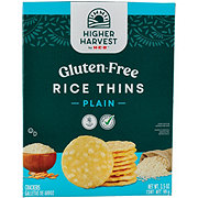 Higher Harvest by H-E-B Gluten-Free Rice Thins - Plain