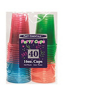 Northwest Party Essentials Party Cups Assorted Neon