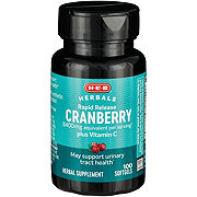 H-E-B Herbals Cranberry plus Vitamin C Softgels - 8,400 mg