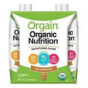Orgain Organic Nutrition All-in-One Iced Café Mocha Shake 4 pk