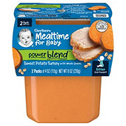 Gerber Mealtime for Baby Powerblend 2nd Foods - Sweet Potato & Turkey