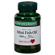 Nature's Bounty Mini Fish Oil Odorless Softgels - 1290 mg