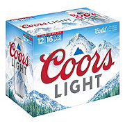 Coors Light Beer 16 oz Cans