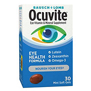 Bausch & Lomb Ocuvite Eye Vitamin and Mineral Supplement Eye Health Formula Softgels