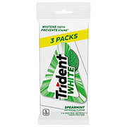 Trident White Spearmint Sugar Free Chewing Gum, 3 Pk