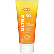 H-E-B Travel Size Ultra Sunscreen Lotion – SPF 50