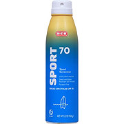 H-E-B Sport Broad Spectrum Sunscreen Spray – SPF 70
