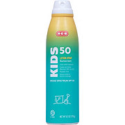 H-E-B Kids Broad Spectrum Sunscreen Spray – SPF 50