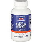 H-E-B Vitamins 400 mg Petite Calcium Citrate with D3 Tablets