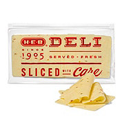 H-E-B Deli Jalapeño Jack Cheese, Sandwich Sliced