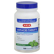 H-E-B Extra Strength Freshmint Flavor Antacid Chewable Tablets