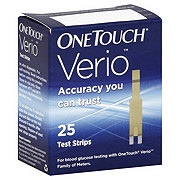 OneTouch Verio® test strips  OneTouch® Professional Support