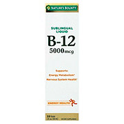 Nature's Bounty B-12 Sublingual Liquid -  5000 mcg