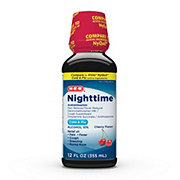H-E-B Nighttime Cold & Flu Relief Liquid – Cherry Flavor
