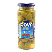 Goya Reduced Sodium Manzanilla Spanish Olives Stuffed with Pimiento