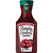 Simply Cranberry Cocktail Fruit Juice
