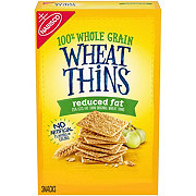 Wheat Thins Reduced Fat Whole Grain Wheat Crackers