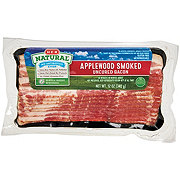 H-E-B Natural Applewood Smoked Uncured Bacon