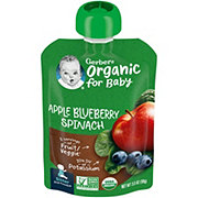 Gerber Organic for Baby Food Pouch - Apple Blueberry & Spinach