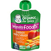 Gerber Organic for Baby Wonderfoods Pouch - Carrot Apple & Mango