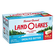 Land O Lakes Unsalted Butter Half Sticks