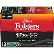 Folgers Black Silk Dark Roast Single Serve Coffee K Cups