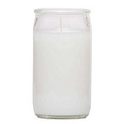 Reed Candle Clear Glass Candle - White Wax