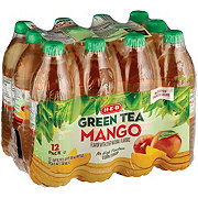 H-E-B Mango Green Tea 12 pk Bottles