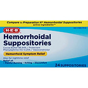 H-E-B Hemorrhoidal Suppositories