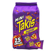 Takis Fuego Mini Bite-Size Rolled Tortilla Chips Multipack