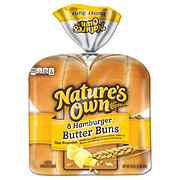 Nature's Own Sliced Hamburger Butter Buns