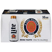 Miller Lite Beer 15 pk Aluminum Bottles