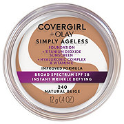 Covergirl Simply Ageless Wrinkle Defying Foundation 240 Natural Beige