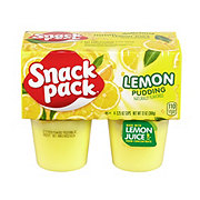 Snack Pack Lemon Pudding Cups