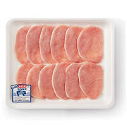 H-E-B Boneless Center Loin Pork Chops, Wafer Thin – Value Pack