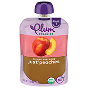 Plum Organics Baby Food Pouch - Just Peaches
