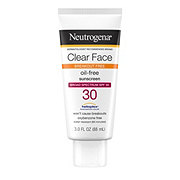 Neutrogena Clear Face Oil-Free Sunscreen SPF 30