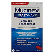 Mucinex Fast-Max Cold Flu & Sore Throat Caplets