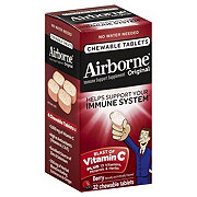Airborne Immune Support Supplement Berry Chewable Tablets