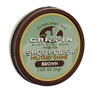 Griffin Premium Shoe Polish, Military Shine Brown