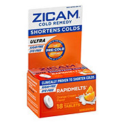 Zicam Rapidmelts Cold Remedy Ultra RapidMelts, Orange Cream
