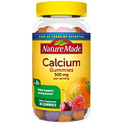 Nature Made Calcium Gummies - Cherry Orange and Strawberry