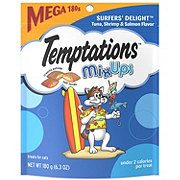 Temptations MixUps Crunchy and Soft Cat Treats Surfer's Delight Flavor