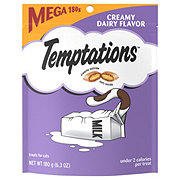 Temptations Classic Crunchy and Soft Cat Treats Creamy Dairy Flavor