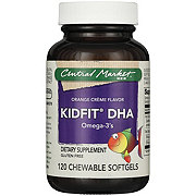 Central Market Kidfit DHA Omega-3's Natural Orange Creme Flavor Chewable Softgels