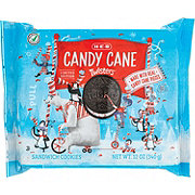 H-E-B Twisters Sandwich Cookies - Candy Cane