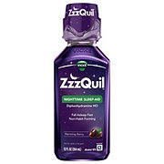 Vicks ZzzQuil Warming Berry Nighttime Sleep-Aid Liquid