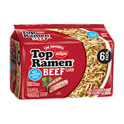 Nissin Top Ramen Beef Flavor Ramen Noodle Soup