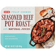 H-E-B Fully Cooked Seasoned Beef Pot Roast