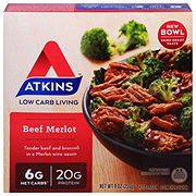 Atkins Low Carb Living Beef Merlot Frozen Meal
